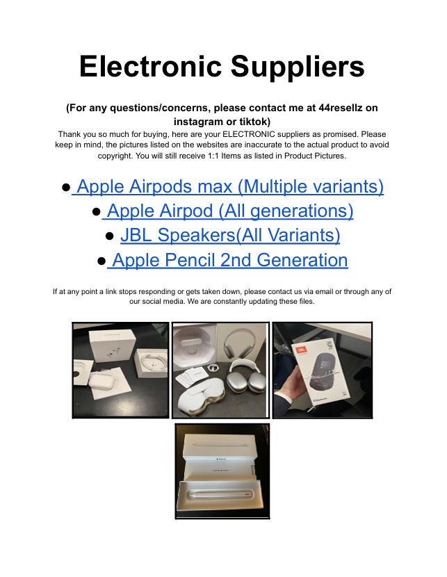 Electronic Suppliers